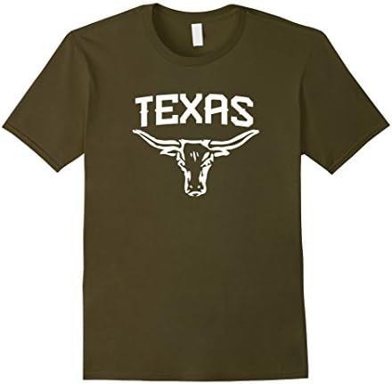 Men's Texas Longhorn Lone Star State T-Shirt XL Olive