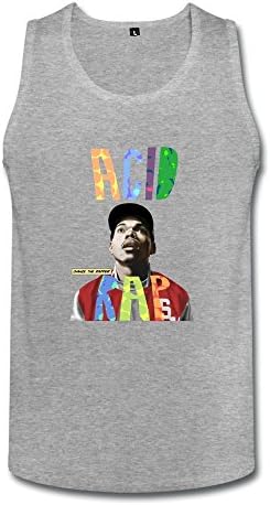 JUJ Chance The Rapper Men's Tank Top HeatherGray Large