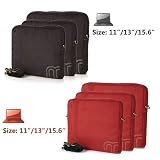 15.6/14 Soft Gold Black Suede Laptop Computer Notebook Macbook Sleeve Case Pouch Shoulder Strap Bag by miim