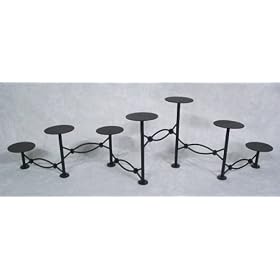 MISSION ACCORDION Fireplace Candelabra by Adams