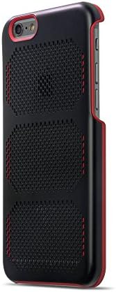 IOMCASES COOLMESH Extreme GT German Stainless Steel Case for iPhone 6 / 6s (Black / Red Trim)