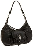 Nine West Ruched Hours Small Top Zip Hobo
