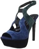 Jessica Simpson Women's Bendie Platform Sandal,Estate Blue Maya Nubuck,8.5 M US