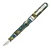 Office Products : Conklin Mark Twain Crescent Fountain Pen, Yellow/ Blue Marble (CK71123)