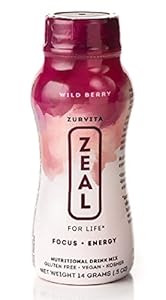 New Zurvita Zeal for Life Wild Berry Single Serve Wellness - 24 Serving