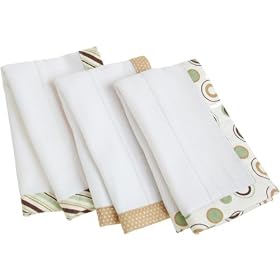 Carters Keep Me Dry Burp Pads, Sage Circles, 3 PackCarters Keep Me Dry Burp Pads, Pink Circles