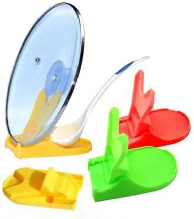 Kitchen Tool Plastic Pot Pan Cover Lid Ladle Organizer Stand Holder Shelf Rack