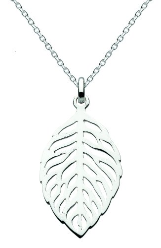 Dew Damen- Halskette Sterling Silber mit Klein Open Leaf 98113HP004 Preisvergleich