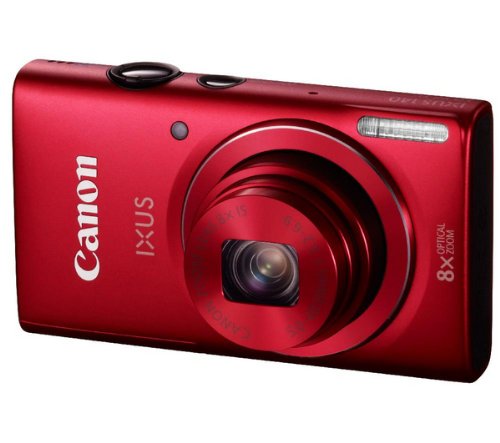 CANON 140 - rosso + Scheda di memoria SDHC Premium Series - 16 GB Classe 10 (LSD16GBBEU200) + Custodia in nylon TBC403K - nero