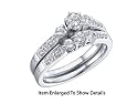 Stunning 2 Piece 14K. White Gold 1.00 Ctw Diamond Wedding Set For Her ** BLOWOUT SALE **