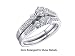 Stunning 2 Piece 14K. White Gold 1.00 Ctw Diamond Wedding Set For Her ** BLOWOUT SALE **