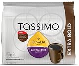 Gevalia Dark House Blend Coffee - Extra Bold - T Discs for Tassimo Brewers (2Pack)