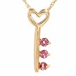 Necklace With Genuine Topazes Yellow Gold Length 18in