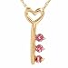 Necklace With Genuine Topazes Yellow Gold Length 18in