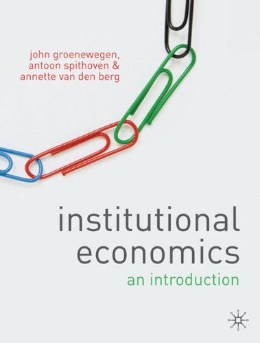 institutional economics an introduction