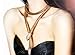 T&LOL Sexy Temptation Flexible Bendable Snake Jewelry Necklace Choker Bracelet Scarf Holder Bendy Chain Twistable Shape Design as Waistband Belt
