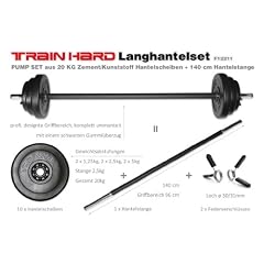 TrainHard LanghantelSet Aerobic Pump Set Hantelset 20kg
