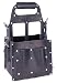 Ideal 35-969BLK Premium Black Leather Carrier w/shoulder strap