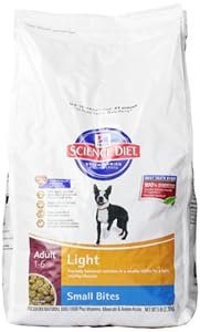 Hill's Science Diet Adult Light Small Bites Dry Dog Food, 5-Pound Bag Hill's Science Diet Adult Light Small Bites Dry Dog Food, 5-Pound Bag