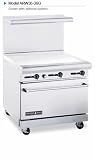 36 Gas Restaurant Range w/ Full 36 Griddle & 32 Oven ARW36-36G
