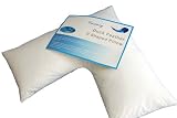 Homescapes - Duck Feather and Down - V Shaped / Triangle Pillow - Top Quality, Washable, Anti Dust Mite Nursing Pregnancy and Back Support Pillow.