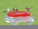 Jewel Box Window Hummingbird Feeder, Red