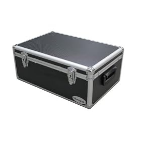 510 CD/DVD Premium Aluminum Storage/Carrying Case Black