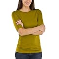 Mossimo&reg; Black: Elbow Sleeve Crew Tee - Rare Jade