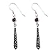 FOJO's Amethyst Crystal and Marcasite Drop title=