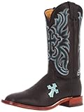 Tony Lama Women's Buck TC1004l Boot,Black,7.5 B US