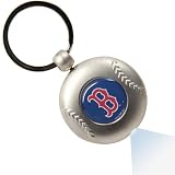 MLB Boston Red Sox Silver Baseball Flashlight Keychain