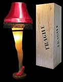 Full Size Leg Lamp Red Shade Red Shoe FREE SHIPPING