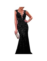 V-neck Summer Chiffon Halter Sleeveless Backless Lace Empire   Waistline Sheath Ankle Length Party Dress/Maxi Dress 
