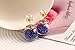 22PCS Multi-color Ball Stud Earrings Clear Rhinestone Crystal Two Sided Earrings