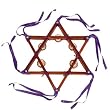 Star of David Tambourine - Plain CAT# SDT- 1