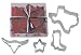 R & M Texas State 4 Piece Cookie Cutter Set