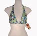 CW California Waves Halter Polka Dot Bikini Top