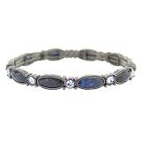 The Jennifer Stretch Bracelet in Midnight Blues