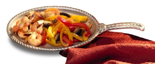 Wilton Armetale Grillware Sizzle Platter w/Pot Handle Sleeve