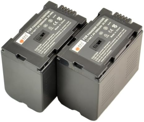 DSTE 2x Full Coded CGR-D28S CGR-D320 Li-ion Battery for Panasonic AG-DV1DC AG-DVC7 AG-DVC15 AG-DVC30 AG-DVC32 AG-DVC60 AG-DVC60E AG-DVC62 AG-DVC80 AG-DVX100 AG-DVX100A AG-DVX100AE AG-DVX100AP