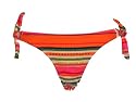 Guess Beaded Stripe Brazilian Side Tie Swimsuit-bottom S