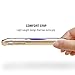 iPhone 7 Case, Orzly AirFrame for iPhone 7 – Lightweight & Slim-Fit Protective Bumper Frame & Case for iPhone 7 -Gold on Black