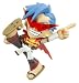 天元突破グレンラガン オレたち小グレン団 フィギュアストラップ  カミナ