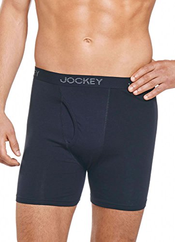 Jockey Men s Underwear Classic Stretch Midway - 3 Pack, black, XL