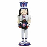 Forever Collectibles 152575 MLB - 14 in. Wreath Nutcracker - Chicago Cubs
