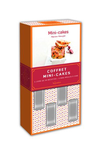 Coffret mini-cakes : Avec un livre et 4 mini-moules 