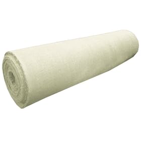 Burlap White 46 Inch Wide x 5 Yards Long