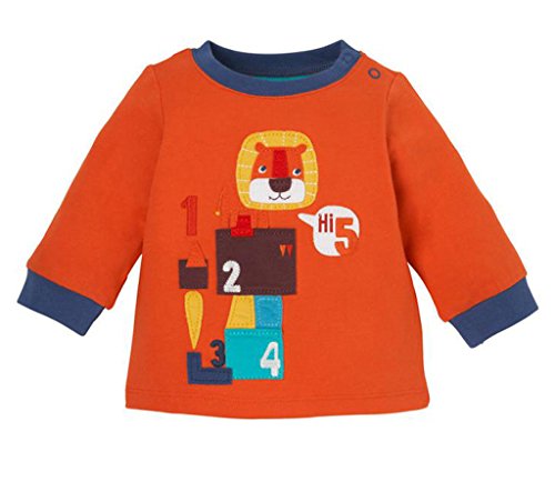Fiream Boys Cartoon Pattern Cotton Long Sleeve T-Shirt