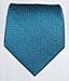 100% Silk Woven Serene Blue Herringbone Solid Tie