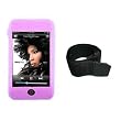 (Pink 3rd Gen) iPod Touch 3rd Gen skin case package armband, iPod Touch 3rd Generation skin case 3G and screen protector